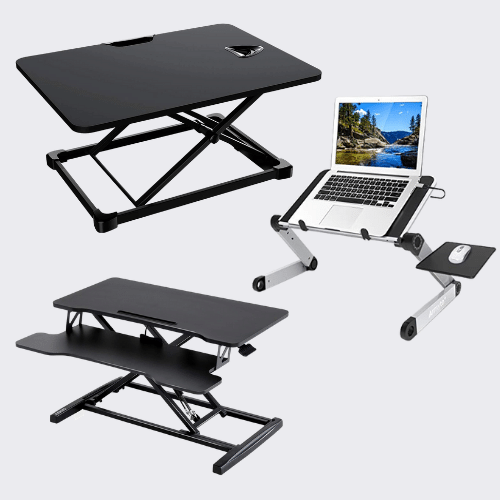 Desk Risers Sit and Stand plus Monitor Riser for Desks Desks 4 Home UK